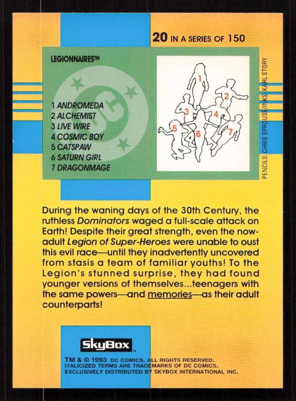 1993 SkyBox DC Comics Legionnaires Card 20