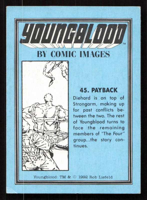 1992 Comic Images Youngblood Card 45 Payback
