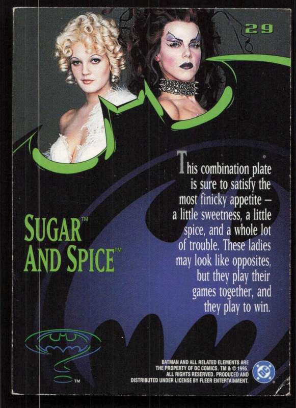 Fleer Ultra 95 DC Comics Batman Forever  - 29 Sugar and Spice