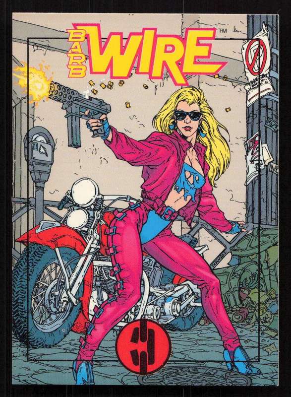 Topps Barb Wire Promo Card 1993