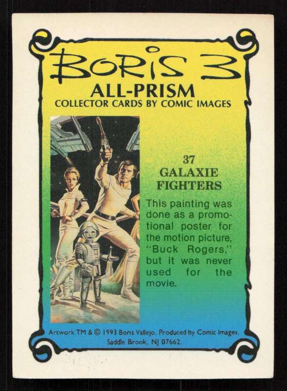 Comic Images 1993 Boris 3 All-Prism 37 Galaxie Fighters