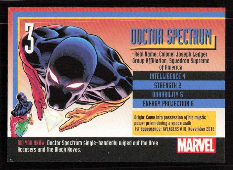 MARVEL 2021 Card 3 Doctor Spectrum
