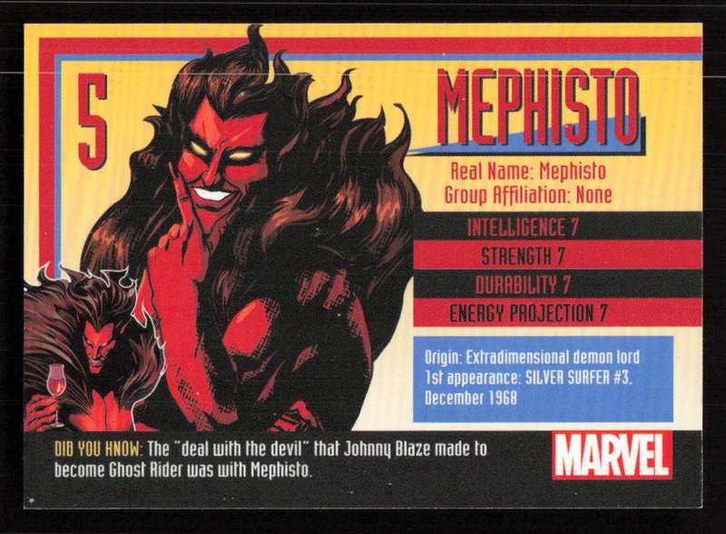 MARVEL 2021 Card 5 Mephisto
