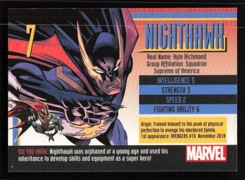 MARVEL 2021 Card 7 Nighthawk