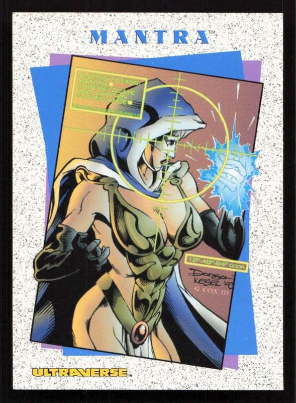 1994 SkyBox  Ultraverse II Origins Card 56 Mantra