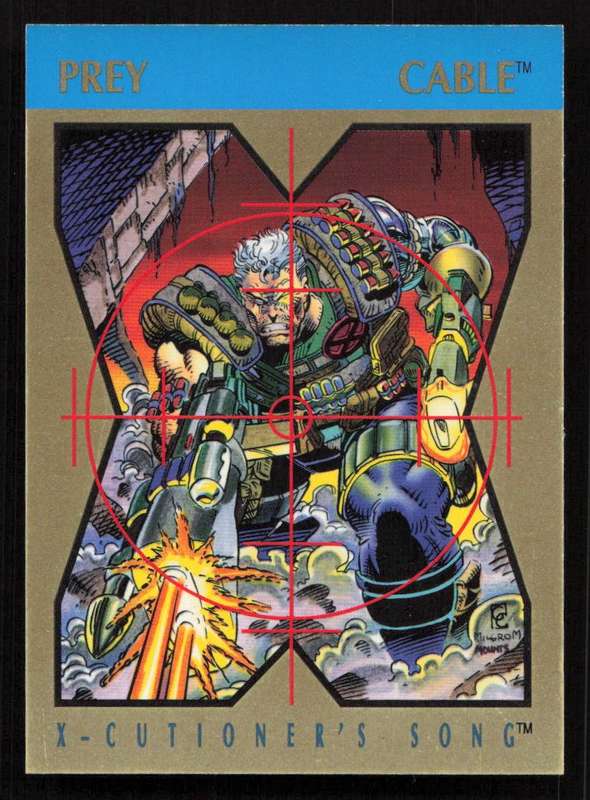1992 SkyBox X-Cutioner's Song Prey Cable