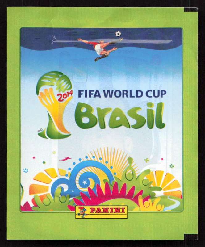 Panini FIFA World Cup Brasil Sticker Pack Factory Sealed 5 Stickers