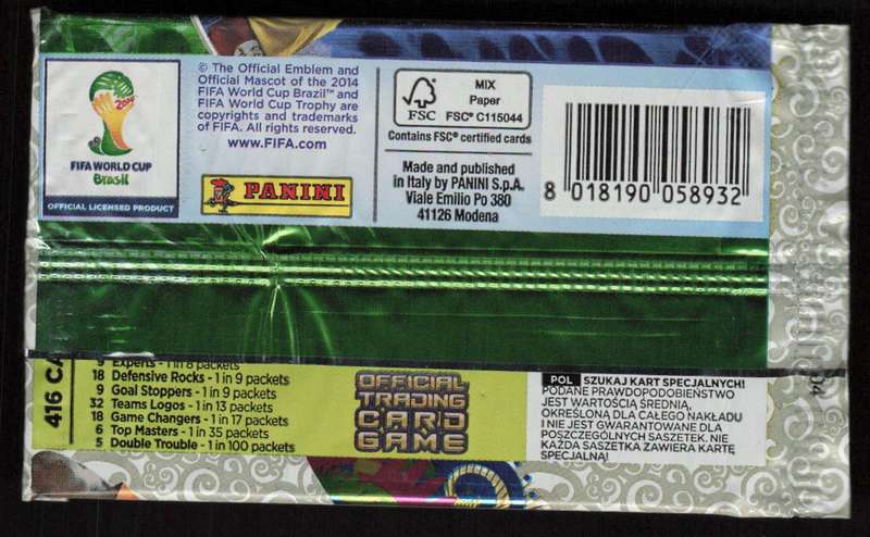 Panini Adrenalyn XL 2014 FIFA World Cup Brasil Trading Cards Factory Sealed