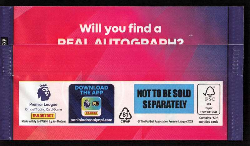 Panini XL Adrenalyn - Premier League 2024 Official Trading Card Game Limited Edition 1 Card Factory