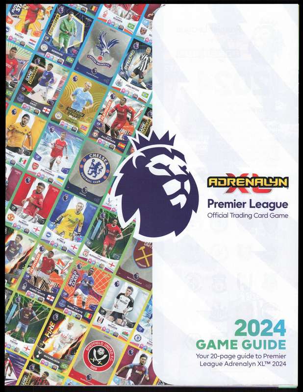 Panini XL Adrenalyn Premier League 2024 Official Trading Card Game Guide & Gameboard Set