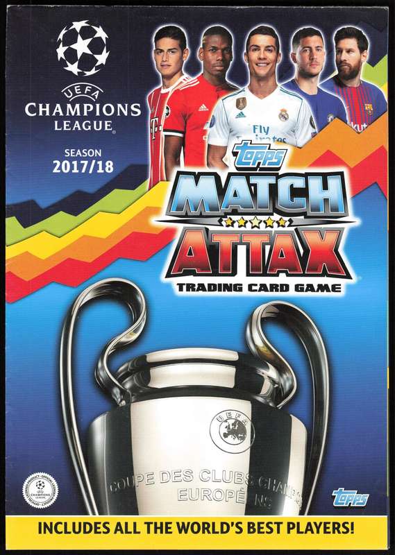 Topps Match Attax UEFA Champions League 2017/18 Trading Card Game Board