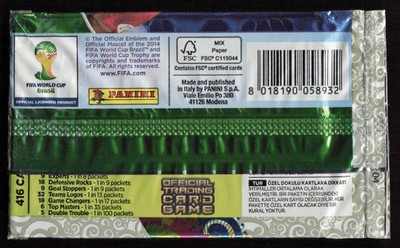 Panini Adrenalyn XL 2014 FIFA World Cup Brasil Trading Cards Factory Sealed