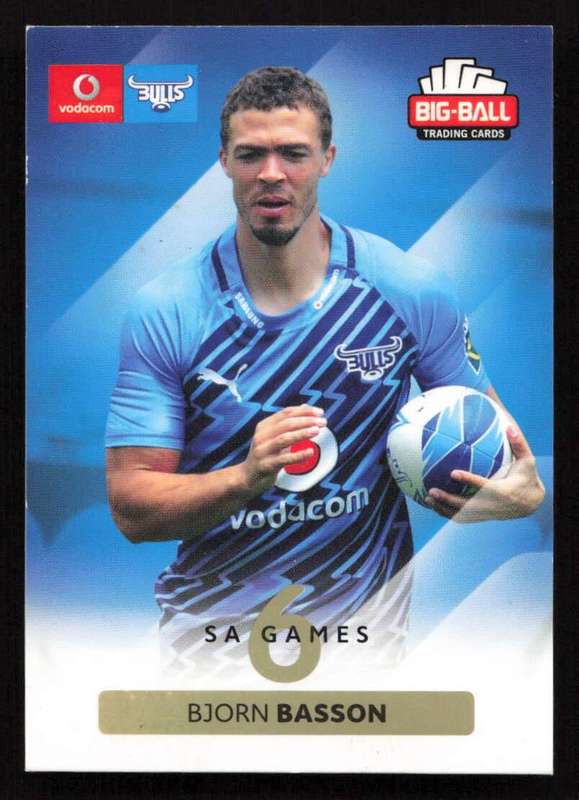 Big Ball 2012 Rugby Trading Card Card 013/248 Bjorn Basson