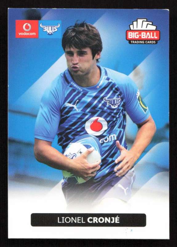 Big Ball 2012 Rugby Trading Card Card 035/248 Lionel Cronje