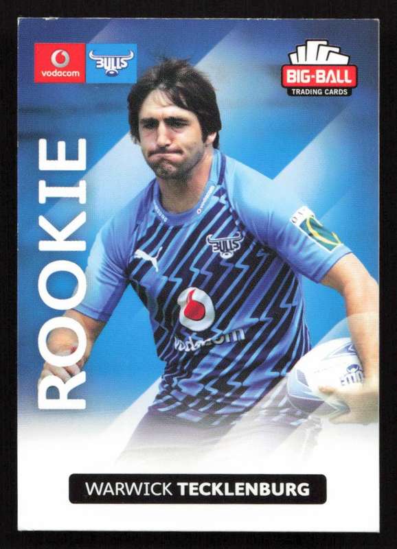 Big Ball 2012 Rugby Trading Card Card 043/248 Warwick Tecklenburg