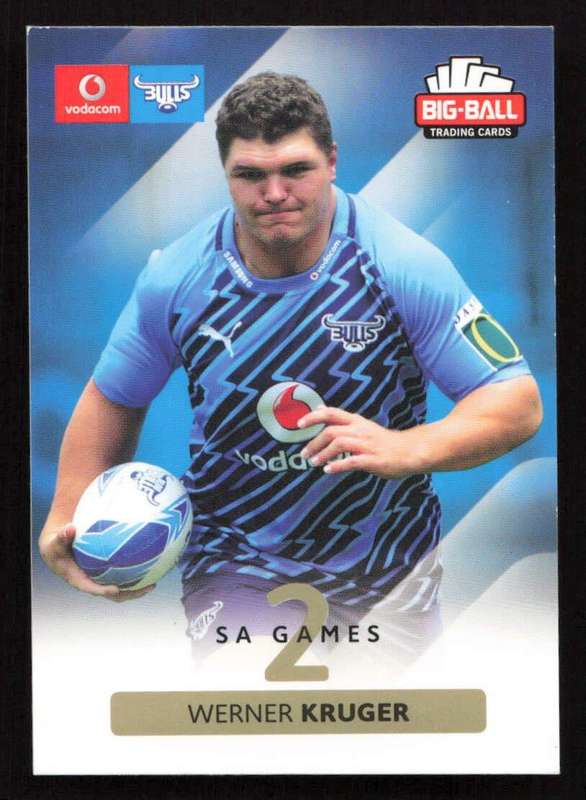 Big Ball 2012 Rugby Trading Card Card 044/248 Werner Kruger