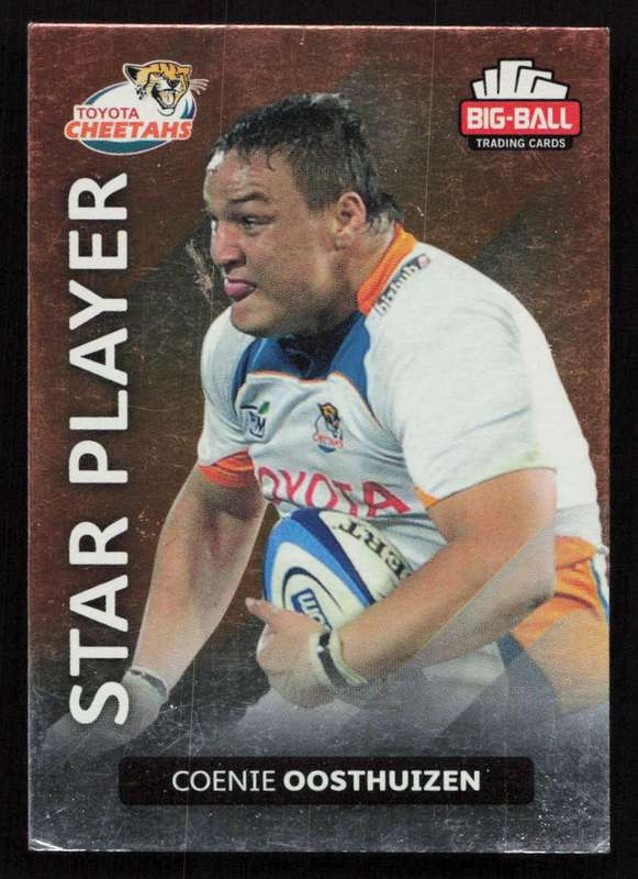 Big Ball 2012 Rugby Trading Card Card 054/248 Coenie Oosthuizen