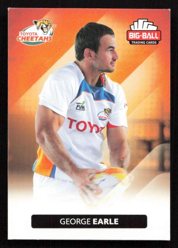Big Ball 2012 Rugby Trading Card Card 069/248 George Earle