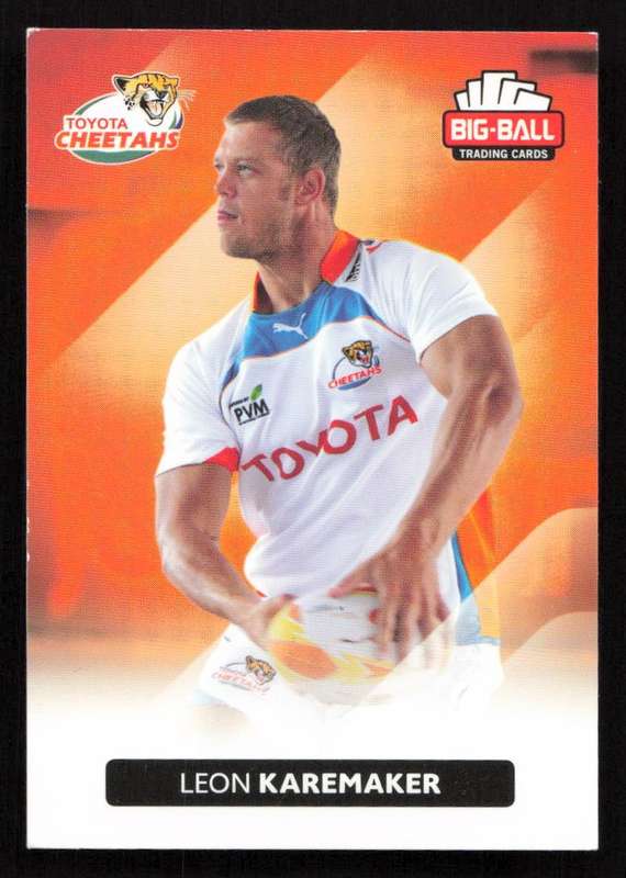 Big Ball 2012 Rugby Trading Card Card 078/248 Leon Karemaker