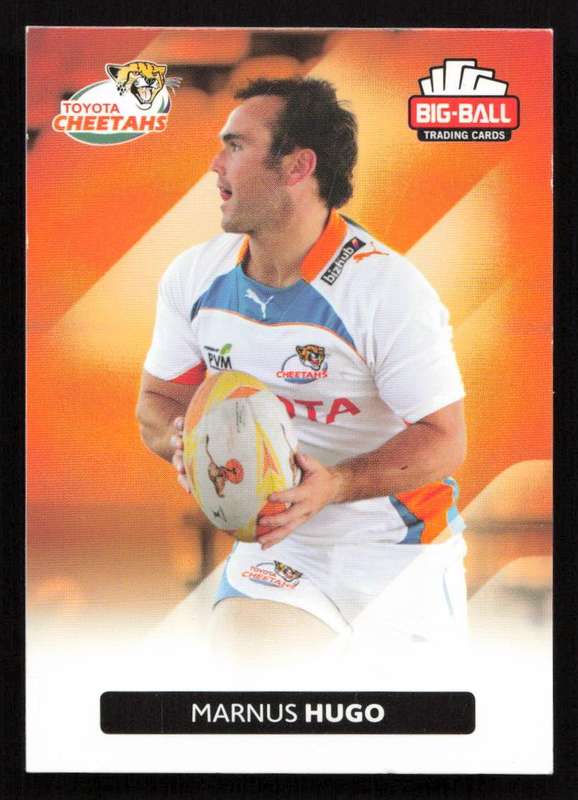 Big Ball 2012 Rugby Trading Card Card 082/248 Marnus Hugo