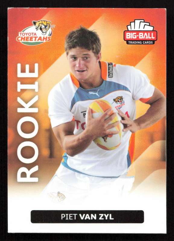 Big Ball 2012 Rugby Trading Card Card 089/248 Piet van Zyl