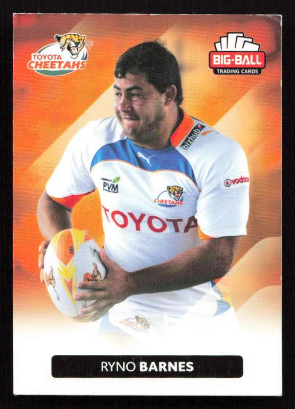 Big Ball 2012 Rugby Trading Card Card 093/248 Ryno Barnes