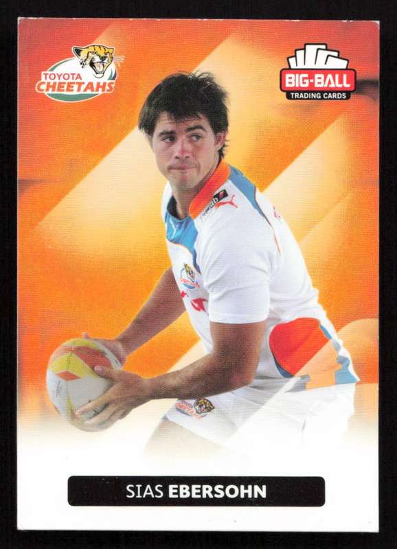 Big Ball 2012 Rugby Trading Card Card 095/248 Sias Ebersohn