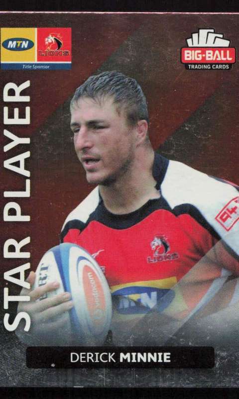 Big Ball 2012 Rugby Trading Card Card 105/248 Derick Minnie