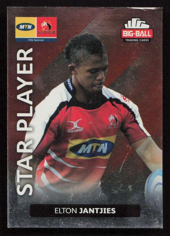 Big Ball 2012 Rugby Trading Card Card 106/248 Elton Jantjies