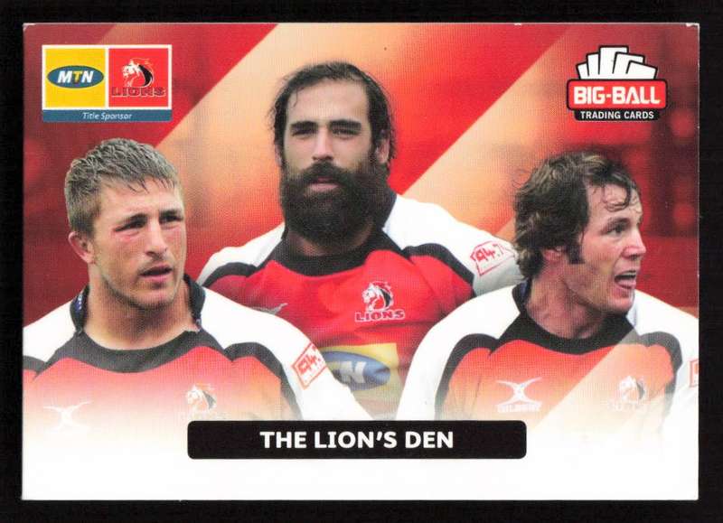 Big Ball 2012 Rugby Trading Card Card 110/248 Cobus Grobbelaar, Derick Minnie & Joshua Strauss