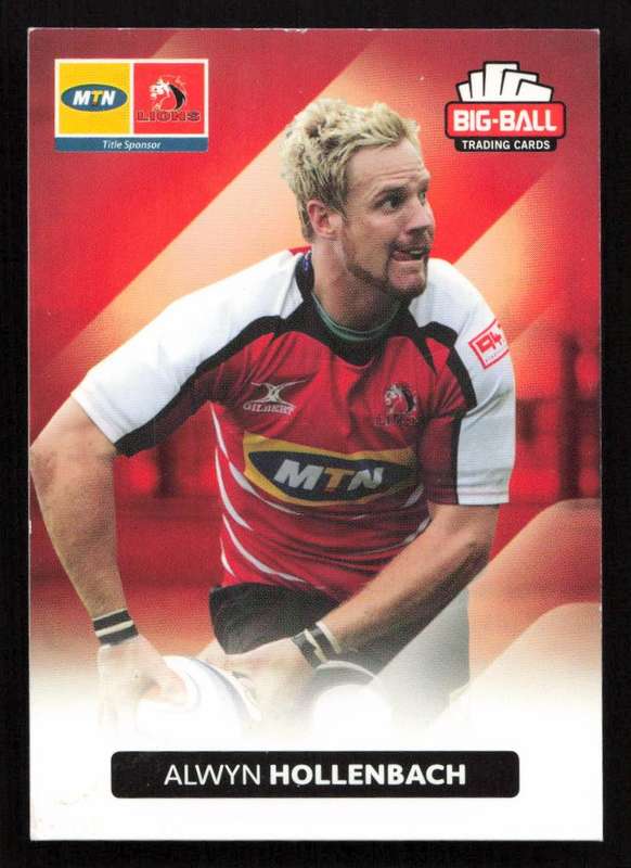 Big Ball 2012 Rugby Trading Card Card 111/248 Alwyn Hollenbach