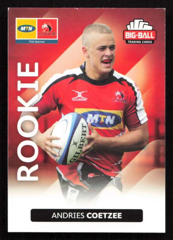Big Ball 2012 Rugby Trading Card Card 112/248 Andries Coetzee