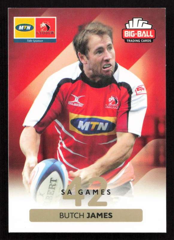 Big Ball 2012 Rugby Trading Card Card 113/248 Butch James