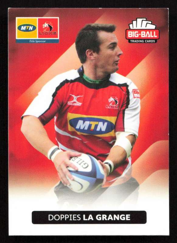 Big Ball 2012 Rugby Trading Card Card 122/248 Doppies la Grange