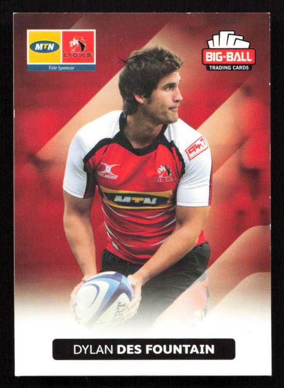 Big Ball 2012 Rugby Trading Card Card 124/248 Dylan Des Fountain