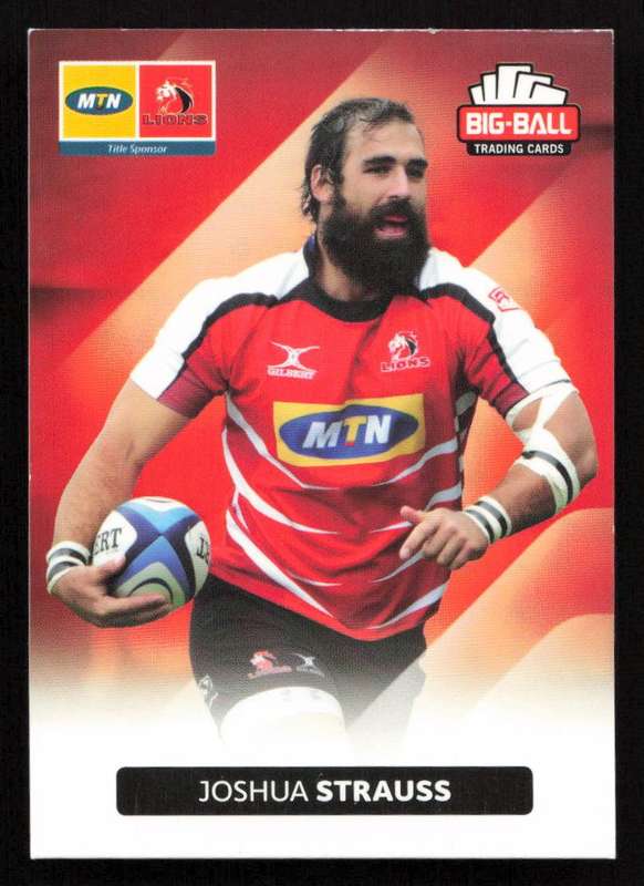Big Ball 2012 Rugby Trading Card Card 133/248 Joshua Strauss