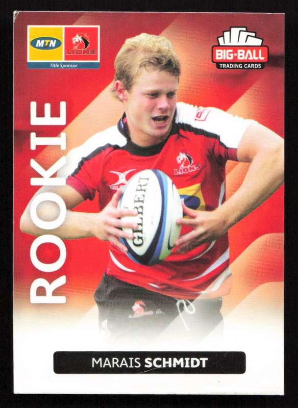 Big Ball 2012 Rugby Trading Card Card 135/248 Marais Schmidt