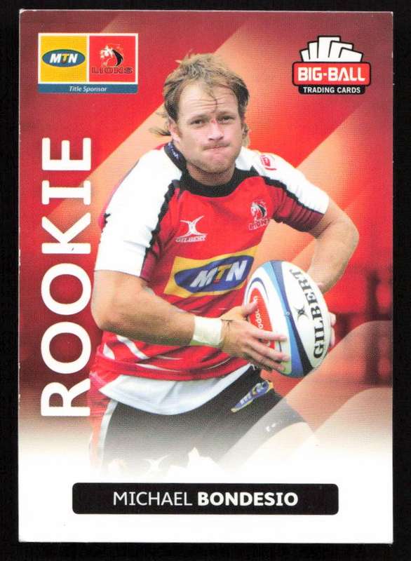 Big Ball 2012 Rugby Trading Card Card 138/248 Michael Bondesio