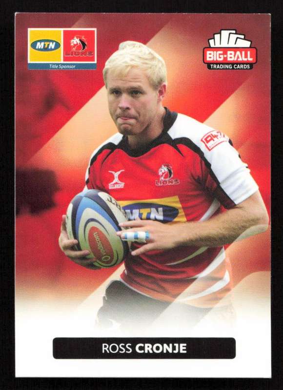 Big Ball 2012 Rugby Trading Card Card 143/248 Ross Cronje