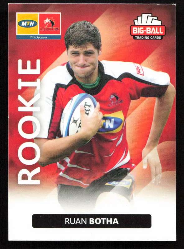 Big Ball 2012 Rugby Trading Card Card 144/248 Ruan Botha