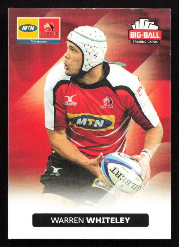 Big Ball 2012 Rugby Trading Card Card 149/248 Warren Whiteley