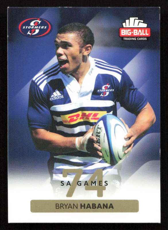 Big Ball 2012 Rugby Trading Card Card 164/248 Bryan Habana