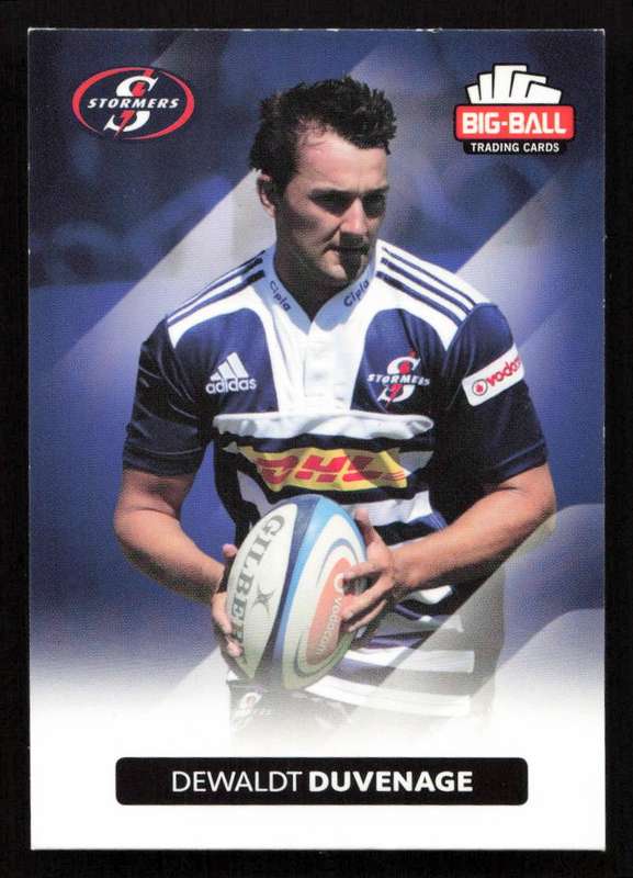 Big Ball 2012 Rugby Trading Card Card 170/248 Dewaldt Duvenage