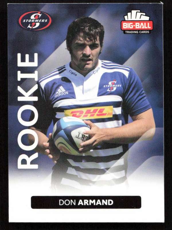 Big Ball 2012 Rugby Trading Card Card 171/248 Don Armand