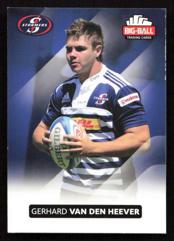 Big Ball 2012 Rugby Trading Card Card 177/248 Gerhard van den Heever