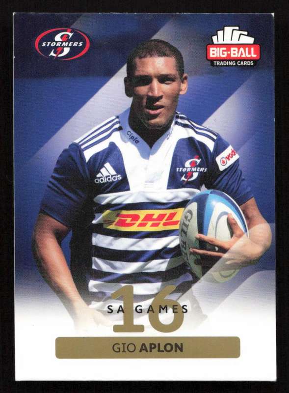 Big Ball 2012 Rugby Trading Card Card 178/248 Gio Aplon