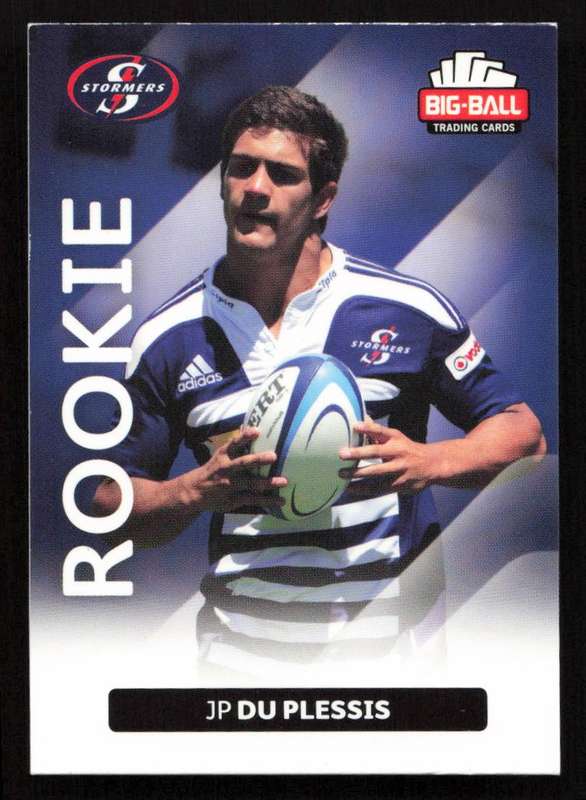 Big Ball 2012 Rugby Trading Card Card 181/248 JP Du Plessis