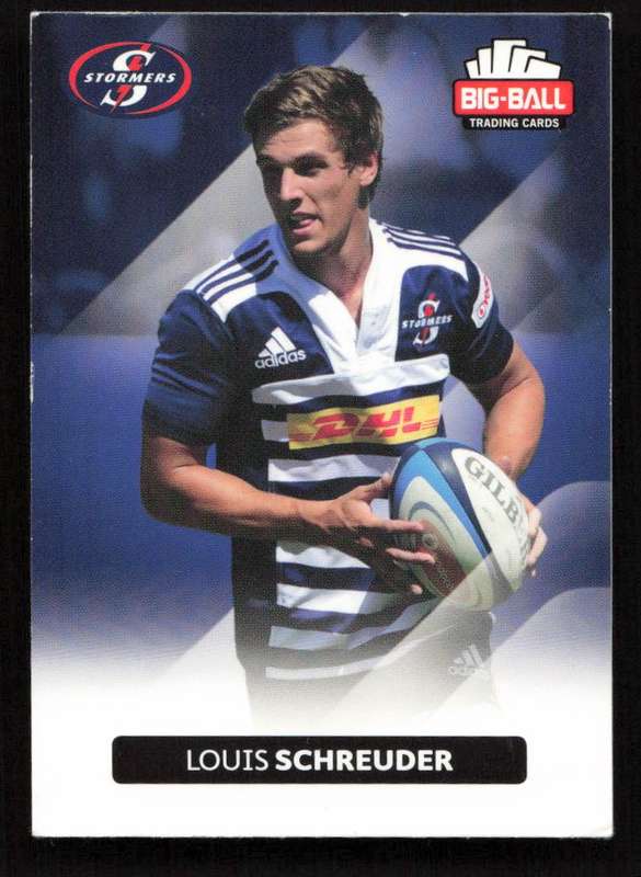 Big Ball 2012 Rugby Trading Card Card 184/248 Louis Schreuder