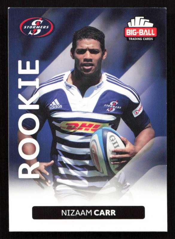 Big Ball 2012 Rugby Trading Card Card 189/248 Nizaam Carr