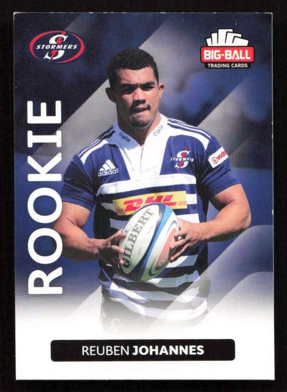 Big Ball 2012 Rugby Trading Card Card 191/248 Reuben Johannes